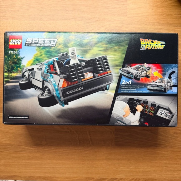 LEGO Speed Champions DeLorean Set - Black and Gray set 77256 New in box HTF - Picture 6 of 6